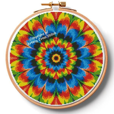 Kaleidoscope 1 Hoop (Large) - Artecy Cross Stitch