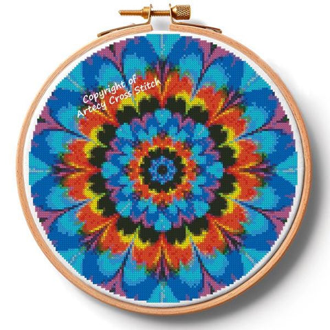 Kaleidoscope 2 Hoop (Large) - Artecy Cross Stitch
