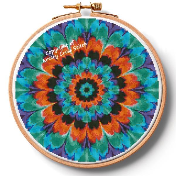 Kaleidoscope 4 Hoop (Large) - Artecy Cross Stitch