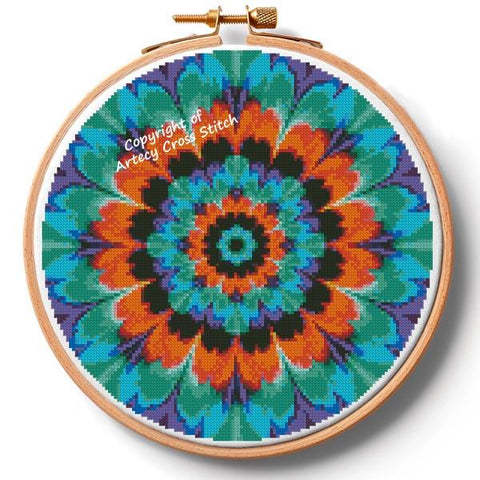 Kaleidoscope 4 Hoop (Large) - Artecy Cross Stitch