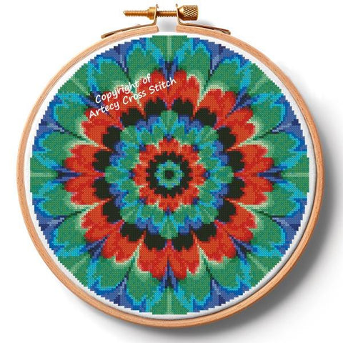 Kaleidoscope 5 Hoop (Large) - Artecy Cross Stitch