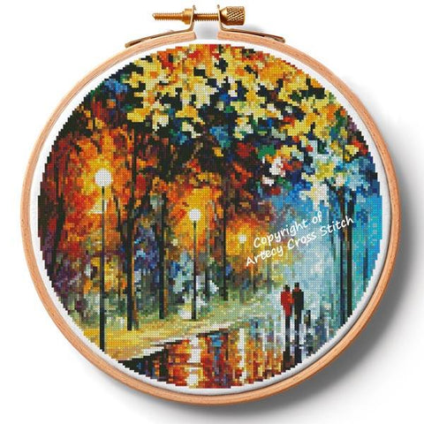 The Warmth Of Friends Hoop (Extra Large) - Artecy Cross Stitch