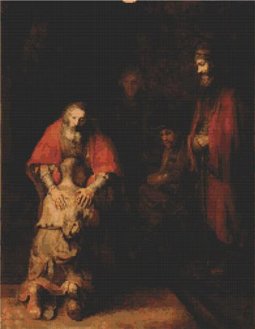Return Of The Prodigal Son By Rembrandt - Art of Stitch, The