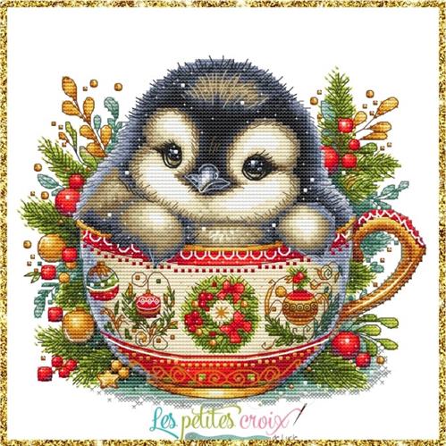 Penguin: Christmas Animal Cups - Les Petites Croix De Lucie