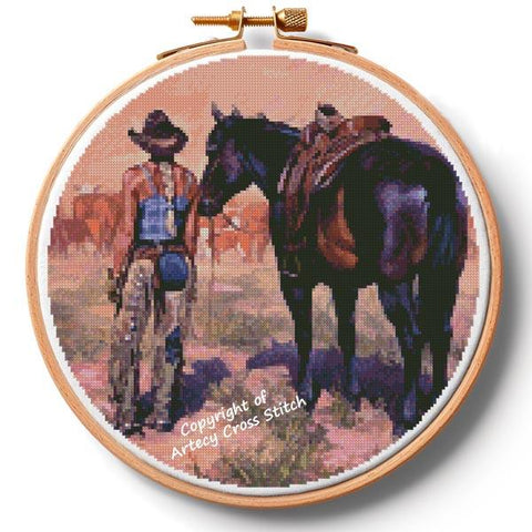 Workin Girl Hoop (Extra Large) - Artecy Cross Stitch