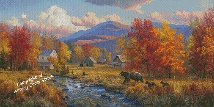 Valley Of Colors - Artecy Cross Stitch