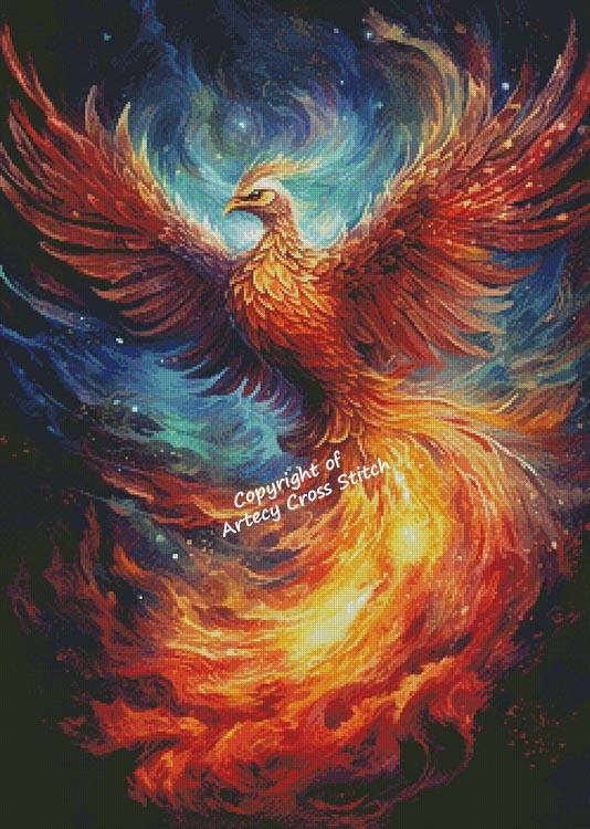 Majestic Phoenix - Artecy Cross Stitch