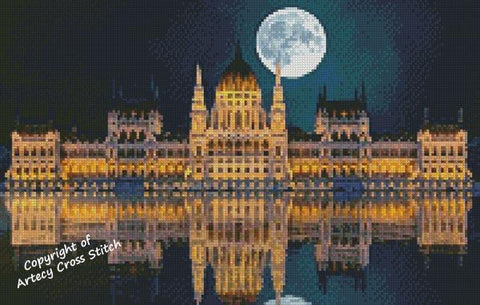 Mini Parliament Of Budapest - Artecy Cross Stitch