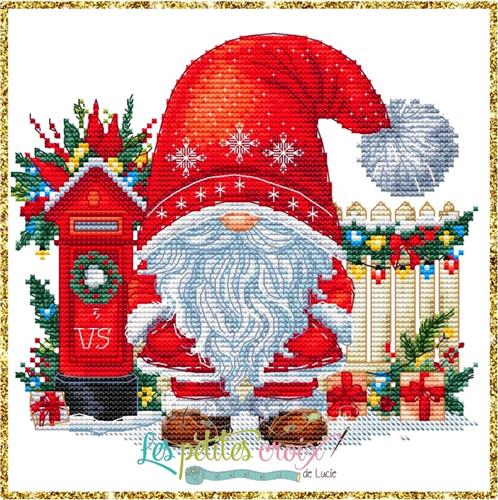 Christmas Gnome Letter Box - Les Petites Croix De Lucie
