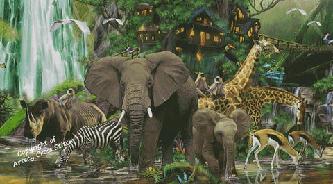 African Rainforest (Large) - Artecy Cross Stitch