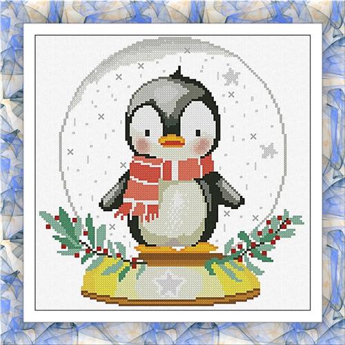 Snowball Penguin - Alessandra Adelaide Needleworks