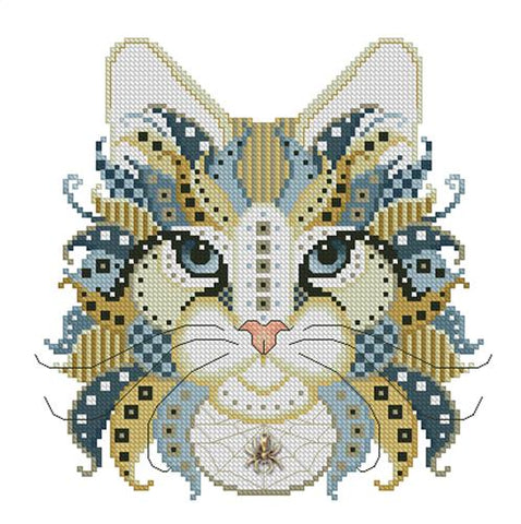 Colorful Cats: Cobweb - Kitty & Me Designs