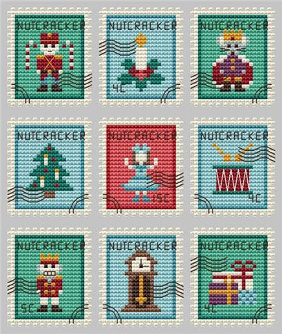 Nutcracker Postage Stamps (9) - Cute Embroidery by Kate