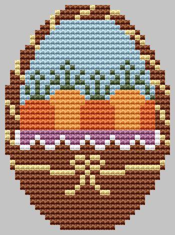 Easter Basket Carrots - Cute Embroidery by Kate