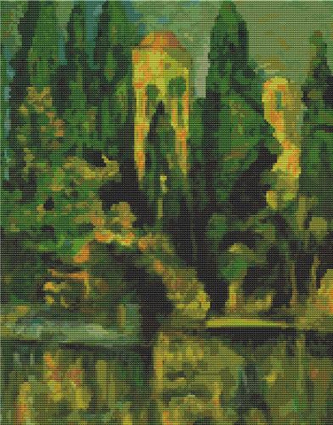Vilabertrin Church Tower By Salvador Dali - Art of Stitch, The