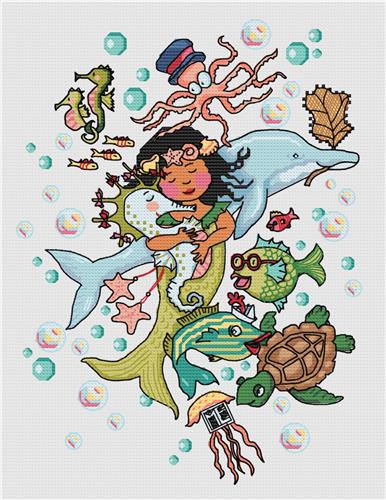 Under Water By Mary Engelbreit - Spot Colors