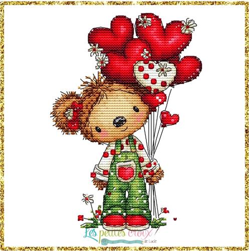 Balloons Bear - Les Petites Croix De Lucie