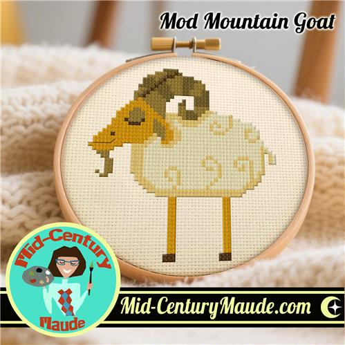 Mod Mountain Goat - Mid Century Maude