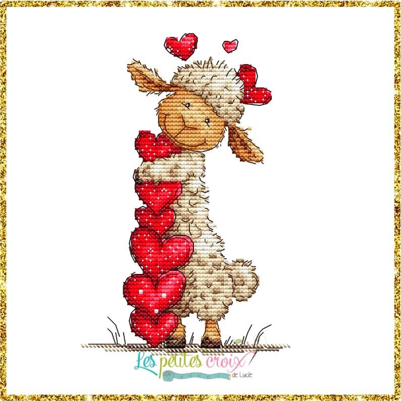 Valentine Sheep - Les Petites Croix De Lucie