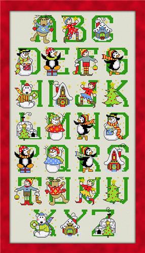 North Pole Alphabet - Joan Elliott Designs