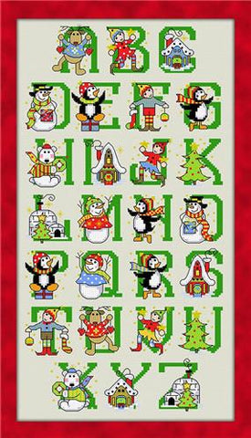 North Pole Alphabet - Joan Elliott Designs
