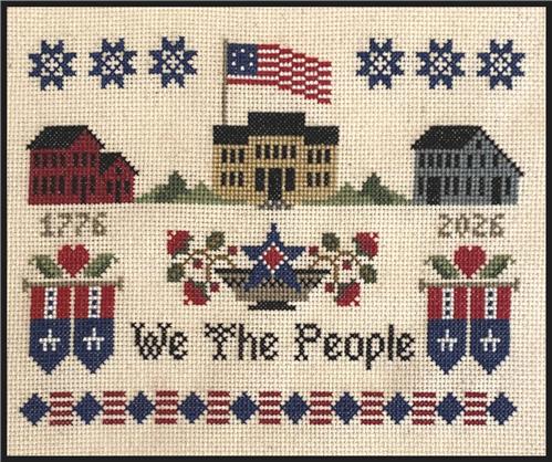 We The People - Plum Pudding NeedleArt