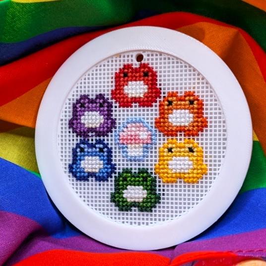 Rainbow Frogs - The CozyDH Shop