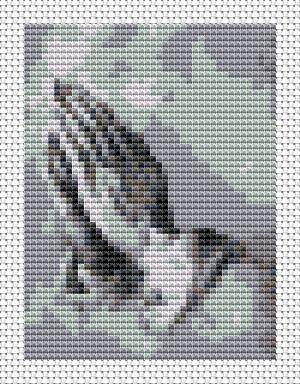 Praying Hands Miniature - Art of Stitch, The