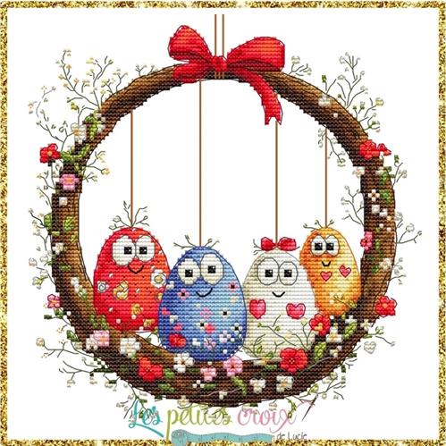 Easter Wreath - Les Petites Croix De Lucie