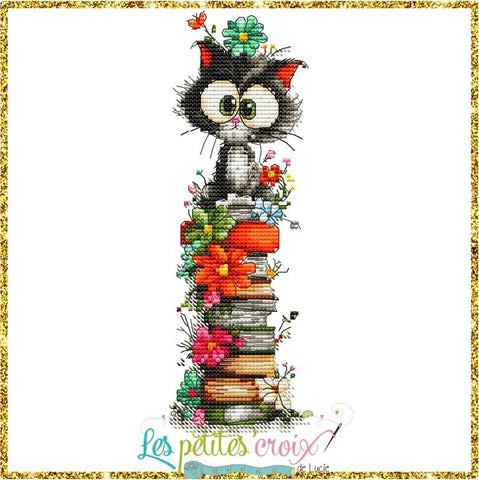 Cat And Books - Les Petites Croix De Lucie