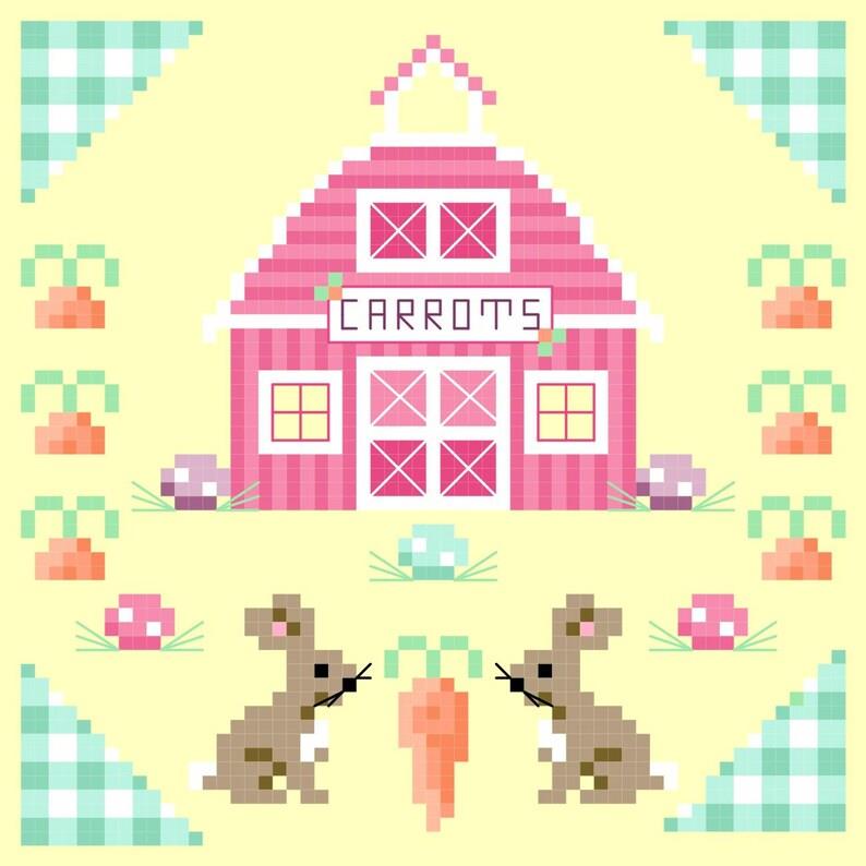 Bunny Trail Carrot Farm - Sugar Stitches Design