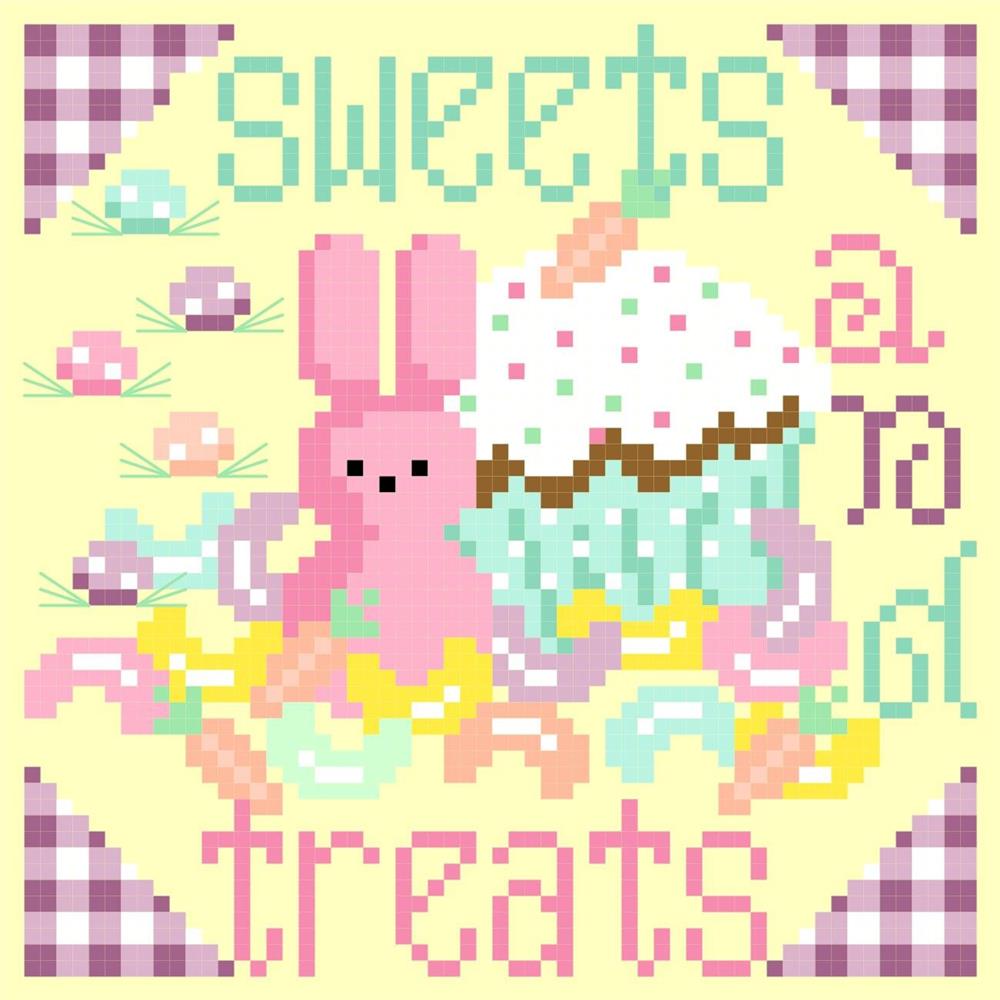 Bunny Trail Sweets And Treats - Sugar Stitches Design