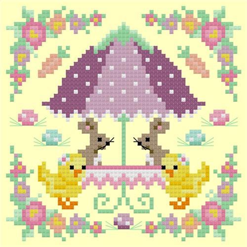Bunny Trail Gathering - Sugar Stitches Design