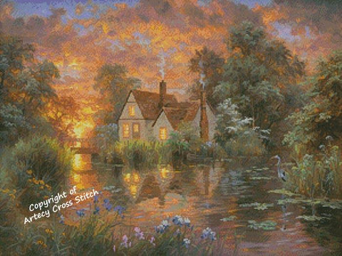 Wetland Cottage - Artecy Cross Stitch