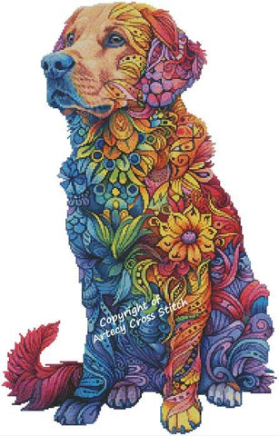 Abstract Labrador - Artecy Cross Stitch