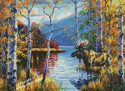Mini Northwoods Retreat - Artecy Cross Stitch