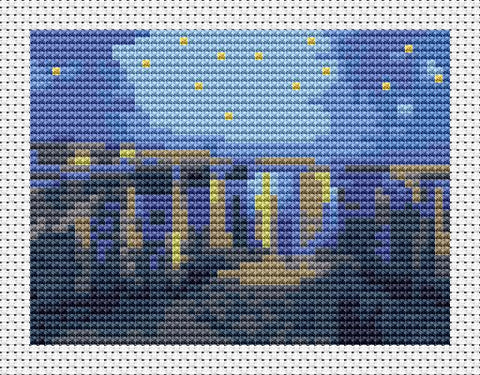 Starry Night Over The Rhone (Miniature) - Art of Stitch, The