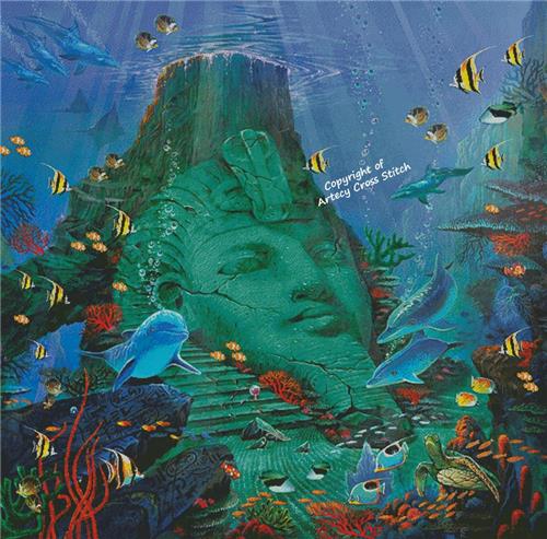 Enigma Of The Sphinx (Large) - Artecy Cross Stitch