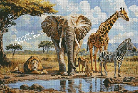 Mini African Animals - Artecy Cross Stitch