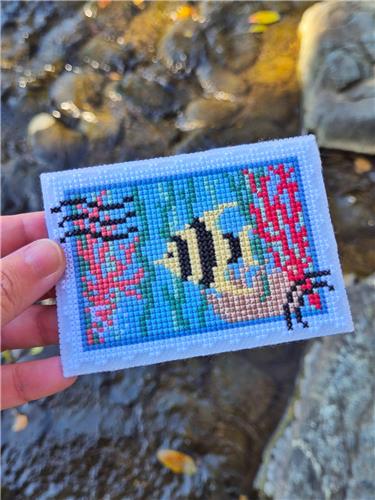 Under The Sea Stamp - Cute Embroidery by Kate