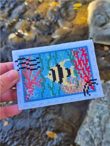 Under The Sea Stamp - Cute Embroidery by Kate