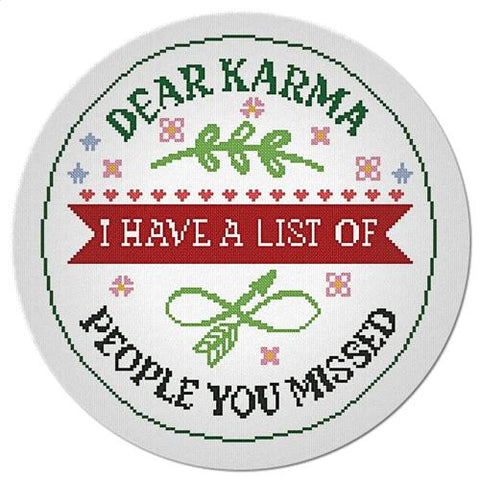 Dear Karma - Alessandra Adelaide Needleworks