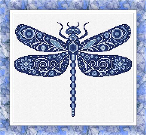 Blue Dragonfly - Alessandra Adelaide Needleworks
