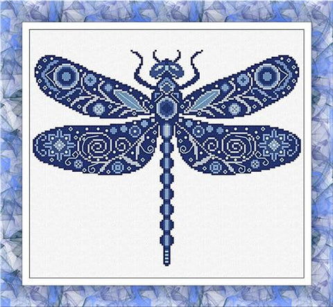 Blue Dragonfly - Alessandra Adelaide Needleworks