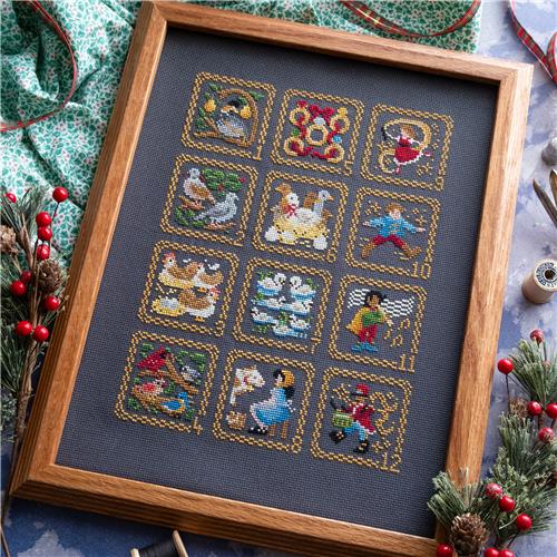 12 Days Of Christmas Sampler - StitchSprout Cross Stitch