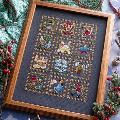 12 Days Of Christmas Sampler - StitchSprout Cross Stitch