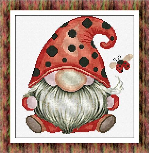 Gnome And Lady - Alessandra Adelaide Needleworks