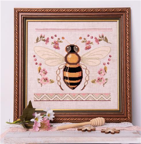 Bee And Blossoms - Samplers and Primitives