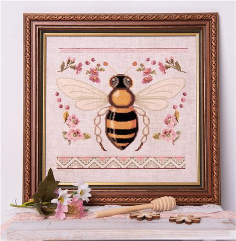 Bee And Blossoms - Samplers and Primitives