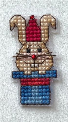 Circus Bunny - Cute Embroidery by Kate